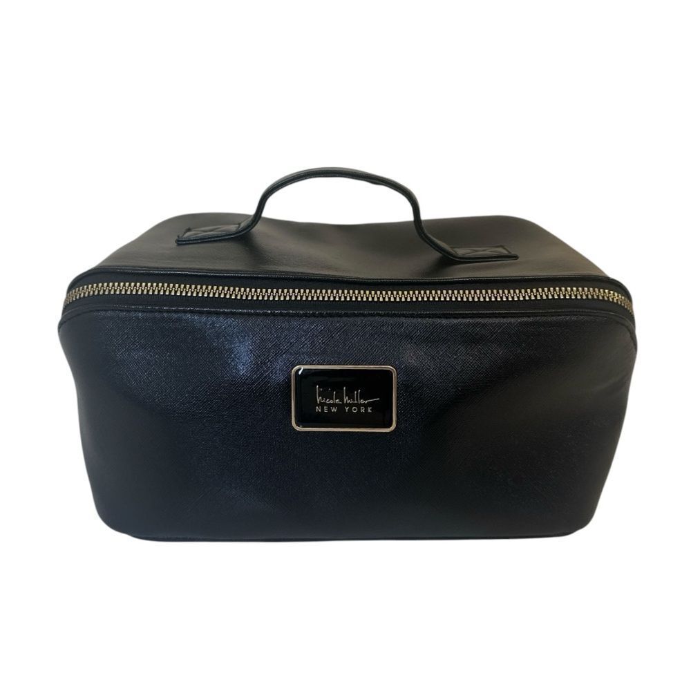 NICOLE MILLER Vanity Cosmetic Zip Case Bag
